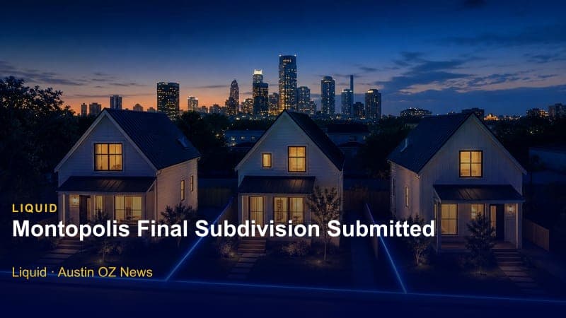 Montopolis Final Subdivision Submitted